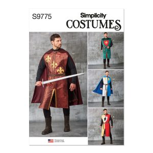 SIMPLICITY S9775 Unisex Tabards, Capes And Heraldic Shields