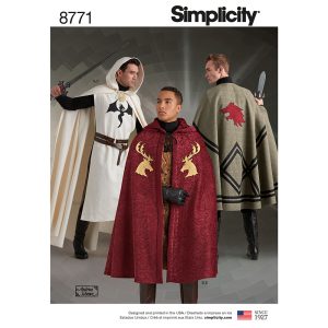 SIMPLICITY 8771 Unisex Capes
