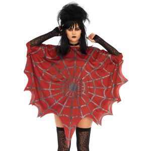Glitter Web Poncho