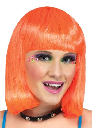 Sherbert Wig -Orange (Bin:10)