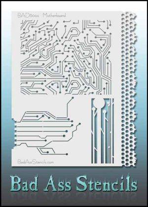 Motherboard Bad Ass Stencil