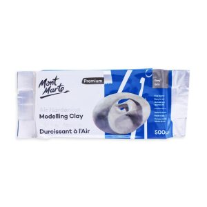 MONT MARTE Air Hardening Modelling Clay - 500g - Grey
