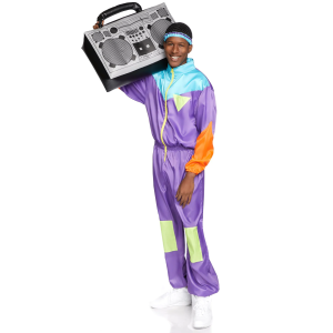 Awesome Purple 80's Tracksuit