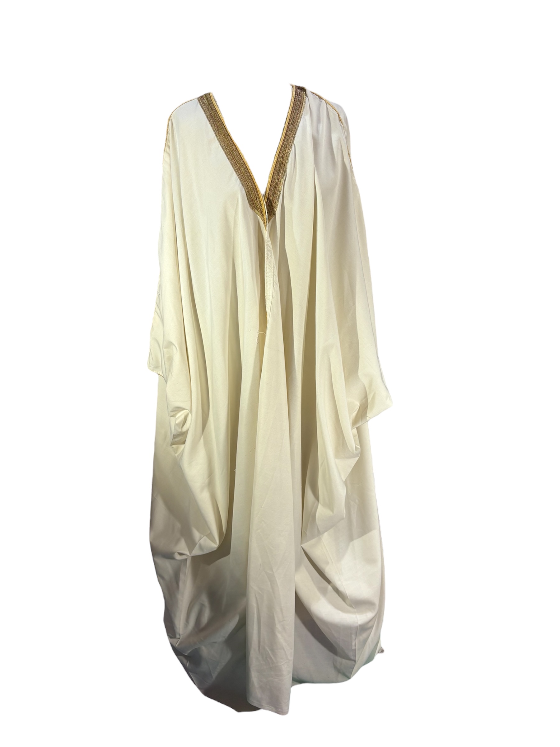 Gold Trim Cream Biblical Over Robe