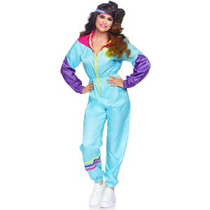 Awesome Blue 80's Tracksuit