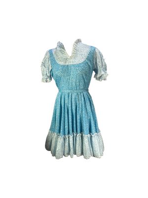 Blue Swirl Villager Dress -Rental