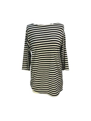 Black & White Striped Pirate Shirt -Rental