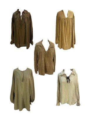 Assorted Colour Pirate Shirts -Rental
