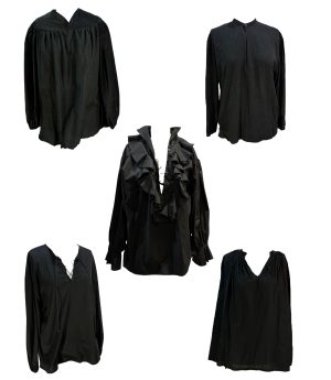 Black Pirate Shirts -Rental