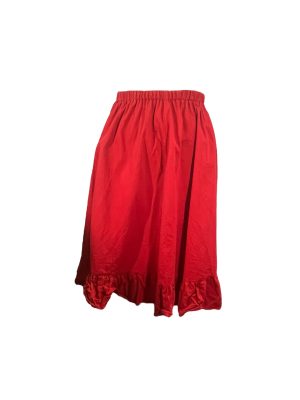 Red Peasant Skirt -Rental