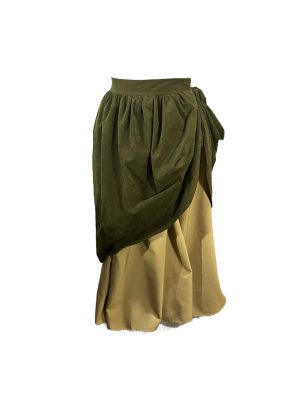 Green and Tan Peasant Skirt -Rental