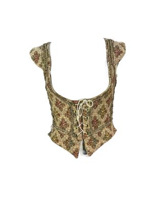 Brocade Vest with Gold Trim -Rental