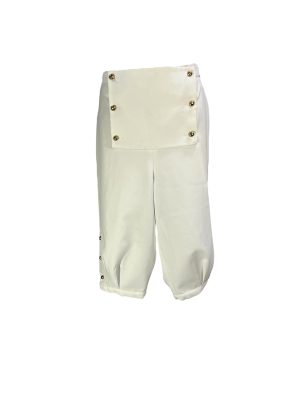 White Button-up Breeches -Rental