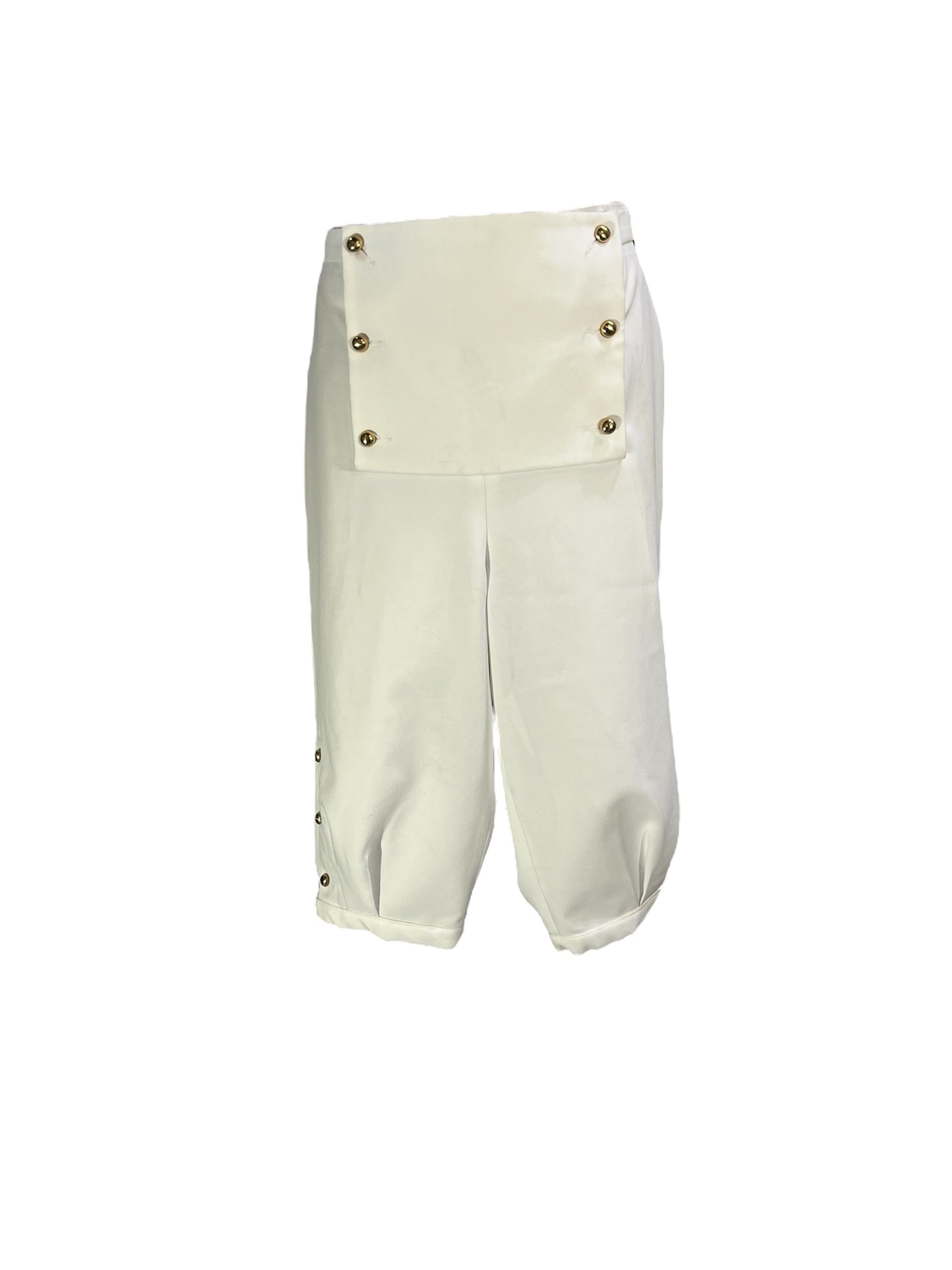 White Button-up Breeches -Rental