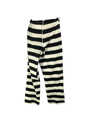 Black/White Horizontal Striped Pants -Rental