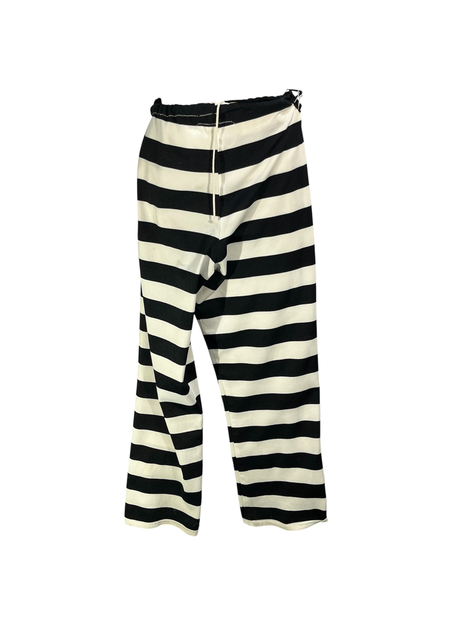 Black/White Horizontal Striped Pants -Rental