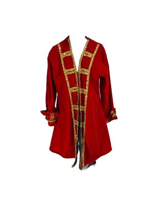 Red Velvet Pirate Jacket -Rental
