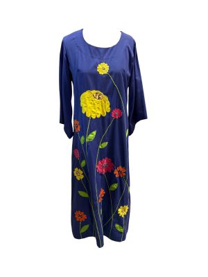 Patchwork Flower Dress-Rental