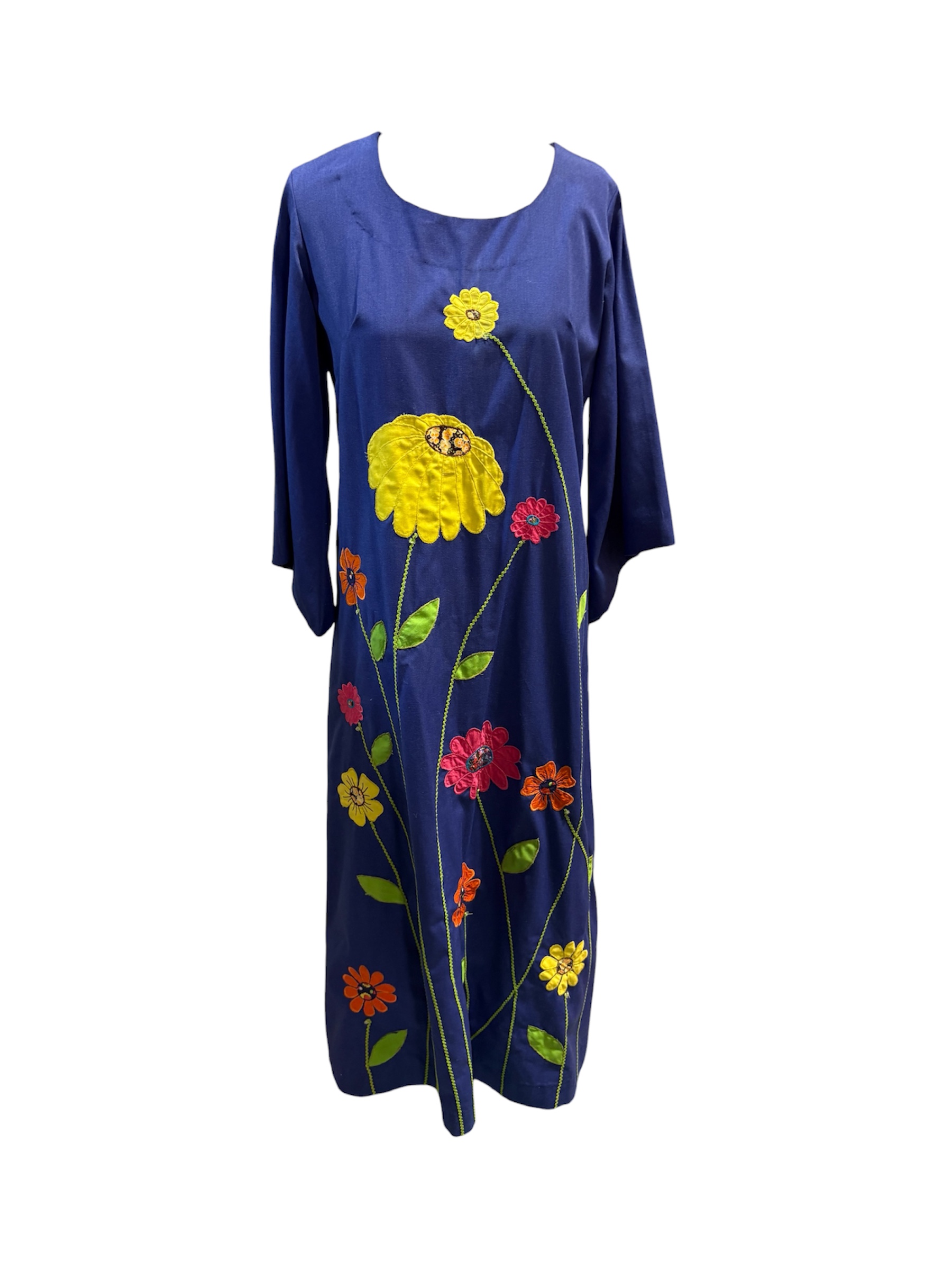 Patchwork Flower Dress-Rental