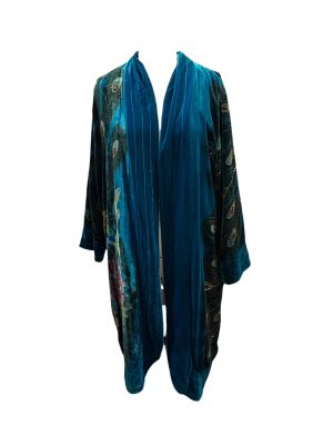 Teal Peacock Robe -Rental