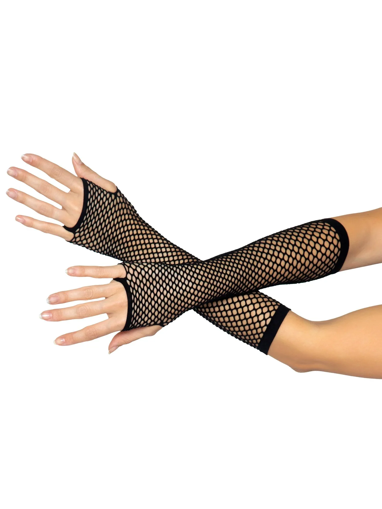 Fishnet Fingerless Gloves