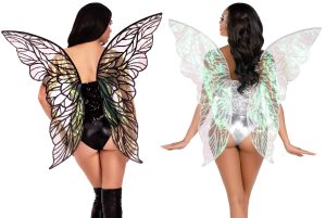 Strapless Iridescent Butterfly Wings