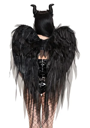 Dark Enchantress Chiffon Wings