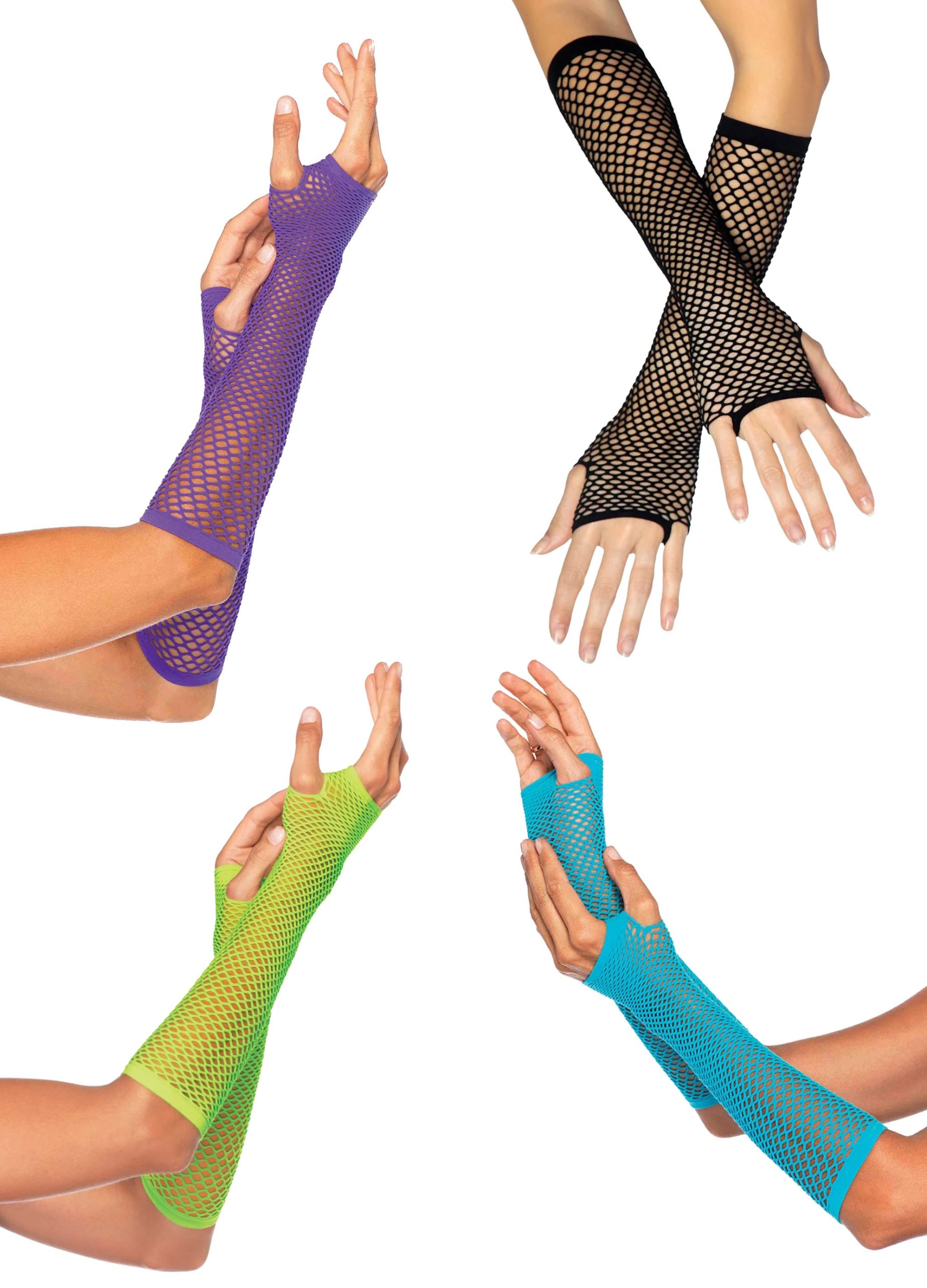 Fishnet Fingerless Gloves