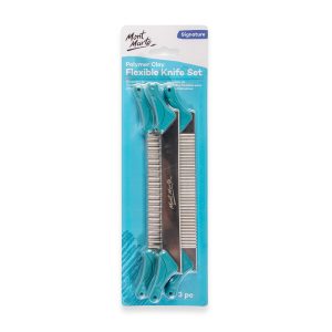 Polymer Clay Flexible Knife Set - 3 pcs